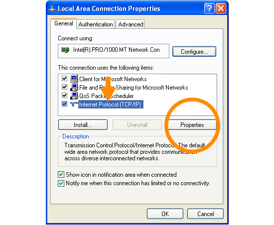 protocollo "TCP/IP"