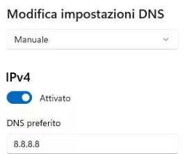 DNS Windows 11